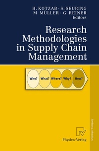 Enlarge image Cover: Research Methodologies in Supply Chain Management - Physica