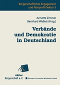 Cover: Verb&auml;nde und Demokratie in Deutschland - VS Verlag f&uuml;r Sozialwissenschaften