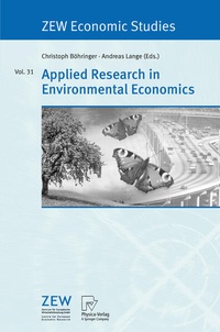 Enlarge image Cover: Applied Research in Environmental Economics - Physica