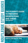 Cover: The Student's Guide to Preparing Dissertations and Theses - Routledge