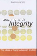 Cover: Teaching with Integrity - Routledge Falmer