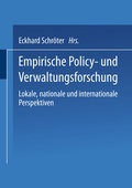 Cover: Empirische Policy- und Verwaltungsforschung - VS Verlag f&uuml;r Sozialwissenschaften