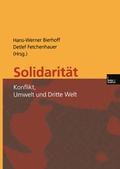 Cover: Solidarit&auml;t - VS Verlag f&uuml;r Sozialwissenschaften