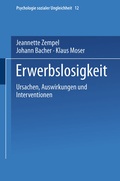 Cover: Erwerbslosigkeit - VS Verlag f&uuml;r Sozialwissenschaften