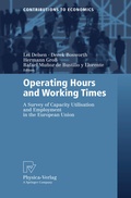 Cover: Operating Hours and Working Times - Physica