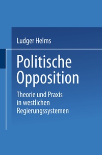 Abbildung von: Politische Opposition - VS Verlag für Sozialwissenschaften