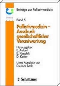Abbildung von: Palliativmedizin - Ausdruck gesellschaftlicher Verantwortung - Schattauer
