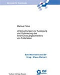 Cover: Untersuchungen zur Auslegung und Optimierung des Innenrund-L&auml;ngsschleifens von Futterteilen - Vulkan-Verlag