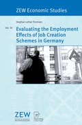 Cover: Evaluating the Employment Effects of Job Creation Schemes in Germany - Physica