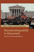 Cover: Demokratiequalit&auml;t in &Ouml;sterreich - VS Verlag f&uuml;r Sozialwissenschaften