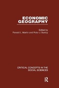 Cover: Economic Geography: v. 1 - Routledge