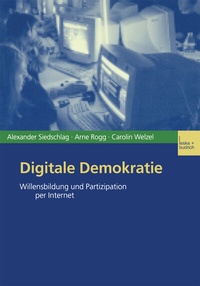Abbildung von: Digitale Demokratie - VS Verlag für Sozialwissenschaften