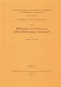 Cover: Bibliographie der Schriften von Johann Bartholom&auml;us Trommsdorff - Wissenschaftliche Verlagsgesellschaft