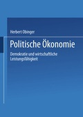 Cover: Politische &Ouml;konomie - VS Verlag f&uuml;r Sozialwissenschaften