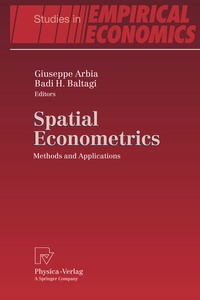 Enlarge image Cover: Spatial Econometrics - Physica