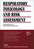 Cover: Respiratory Toxicology and Risk Assessment - Wissenschaftliche Verlagsgesellschaft