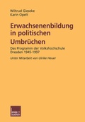 Cover: Erwachsenenbildung in politischen Umbr&uuml;chen - VS Verlag f&uuml;r Sozialwissenschaften