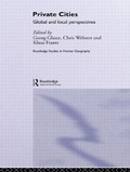 Cover: Private Cities - Routledge