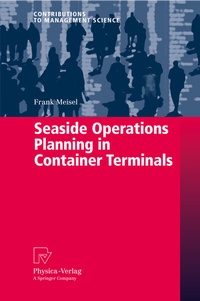 Enlarge image Cover: Seaside Operations Planning in Container Terminals - Physica