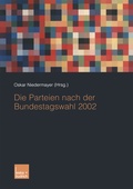 Cover: Die Parteien nach der Bundestagswahl 2002 - VS Verlag f&uuml;r Sozialwissenschaften