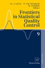 Cover: Frontiers in Statistical Quality Control 9 - Physica