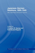 Cover: Japanese-German Relations, 1895-1945 - Routledge