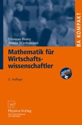 Cover: Mathematik f&uuml;r Wirtschaftswissenschaftler - Physica