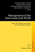 Cover: Management of the Interconnected World - Physica