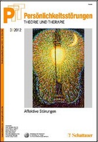 Abbildung von: Persönlichkeitsstörungen PTT / Persönlichkeitsstörungen - Theorie und Therapie, Bd. 3/2012: Affektive Störungen - Schattauer