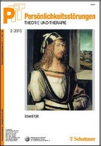 Abbildung von: Persönlichkeitsstörungen PTT / Persönlichkeitsstörungen - Theorie und Therapie, Bd. 2/2013: Identität - Schattauer