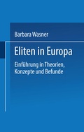 Cover: Eliten in Europa - VS Verlag f&uuml;r Sozialwissenschaften