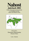 Cover: Nahost Jahrbuch 2002 - VS Verlag f&uuml;r Sozialwissenschaften