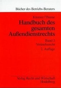 Cover: Handbuch des gesamten Aussendienstrechts - Vertriebsrecht - Fachmedien Recht und Wirtschaft