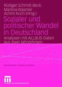 Abbildung von: Sozialer und politischer Wandel in Deutschland - VS Verlag für Sozialwissenschaften