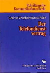 Enlarge image Cover: Der Telefondienstvertrag - Fachmedien Recht und Wirtschaft