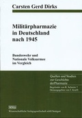 Cover: Milit&auml;rpharmazie in Deutschland nach 1945 - Wissenschaftliche Verlagsgesellschaft