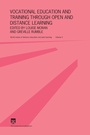Cover: Vocational Education and Training through Open and Distance Learning - Routledge