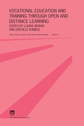 Cover: Vocational Education and Training through Open and Distance Learning - Routledge