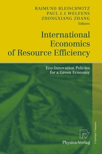 Enlarge image Cover: International Economics of Resource Efficiency - Physica
