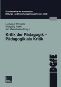 Cover: Kritik der P&auml;dagogik - P&auml;dagogik als Kritik - VS Verlag f&uuml;r Sozialwissenschaften