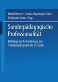 Cover: Sonderp&auml;dagogische Professionalit&auml;t - VS Verlag f&uuml;r Sozialwissenschaften