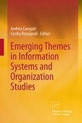 Cover: Emerging Themes in Information Systems and Organization Studies - Physica