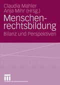 Cover: Menschenrechtsbildung - VS Verlag f&uuml;r Sozialwissenschaften