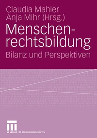 Enlarge image Cover: Menschenrechtsbildung - VS Verlag für Sozialwissenschaften