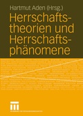 Cover: Herrschaftstheorien und Herrschaftsph&auml;nomene - VS Verlag f&uuml;r Sozialwissenschaften