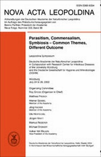 Abbildung von: Parasitismus, Commensalism, Symbiosis - Common Themes, Different Outcome - Wissenschaftliche Verlagsgesellschaft