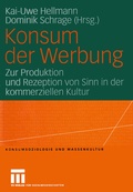 Cover: Konsum der Werbung - VS Verlag f&uuml;r Sozialwissenschaften