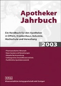 Cover: Apotheker-Jahrbuch 2003 - Wissenschaftliche Verlagsgesellschaft
