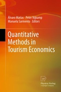 Cover: Quantitative Methods in Tourism Economics - Physica