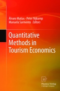Cover: Quantitative Methods in Tourism Economics - Physica